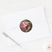 Lila Tulip Save the Date Aufkleber (Umschlag)