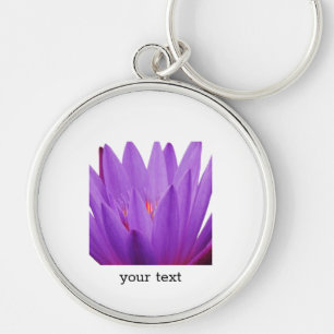 Lila Tulip Schlüsselanhänger