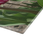 Lila Tulip-Schnittbrett Schneidebrett (Ecke)