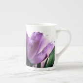 Lila Tulip Spring Florals Tasse (Rechts)