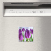 Lila Tulip Spring Magnet (In Situ (Geschirrspüler))
