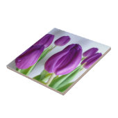 Lila Tulip Tile Fliese (Seite)