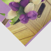 Lila Tulip Tissue Paper Seidenpapier (Ausschnitt)