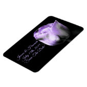 Lila Tulip Wedding Save the Date*anpassen* Magnet (Linke Seite)