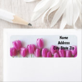 **LILA TULIPS** ADRESSE-ETIKETT (Insitu)