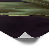 Lila Tulips Blume Art Print Poster (Ecke)