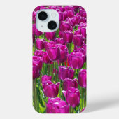 Lila Tulips Case-Mate iPhone Hülle (Rückseite)