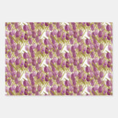 Lila Tulips Frische Pasta machen Geschenkpapier Set (Vorderseite 2)