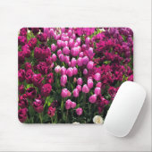 Lila Tulips Garden Bed and Breakfast Mousepad (Mit Mouse)