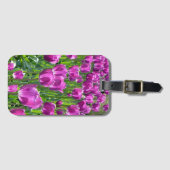 Lila Tulips Gepäckanhänger (Vorderseite (Horizontal))