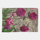 Lila Tulips Küchentücher (Horizontal)