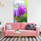 Lila Tulips Leinwanddruck (Insitu (Wohnzimmer))