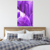 Lila Tulips Leinwanddruck (Insitu (Schlafzimmer))