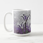 Lila Tulips - Malerische Tasse (Links)