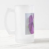 Lila Tulips Mattglas Bierglas (Links)