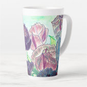 Lila Tulips Milchtasse (Rechte Ecke)