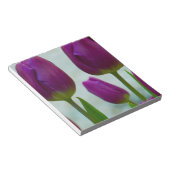 Lila Tulips Note Pad Notizblock (angewinkelt)