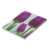 Lila Tulips Note Pad Notizblock (Rotiert)