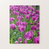 Lila Tulips Puzzle (Vertikal)