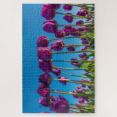 Lila Tulips Puzzle (Vertikal)