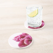 Lila Tulips Sandstone Untersetzer (Seite)