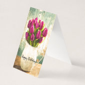 Lila Tulips, Spring Bouquet (Vorderseite)