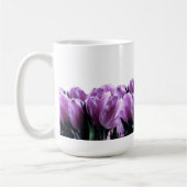 Lila Tulips-Tasse Kaffeetasse (Links)