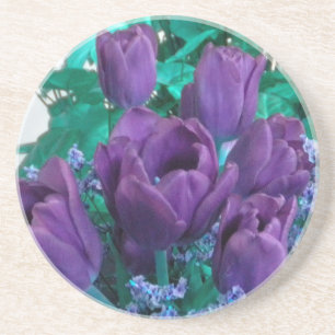 Lila Tulips Untersetzer