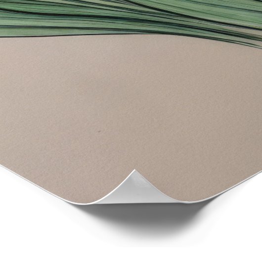 Lila Tulips Wasserfarben Blume Poster (Ecke)