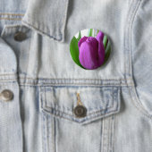Lila Tulpe Button (Beispiel)