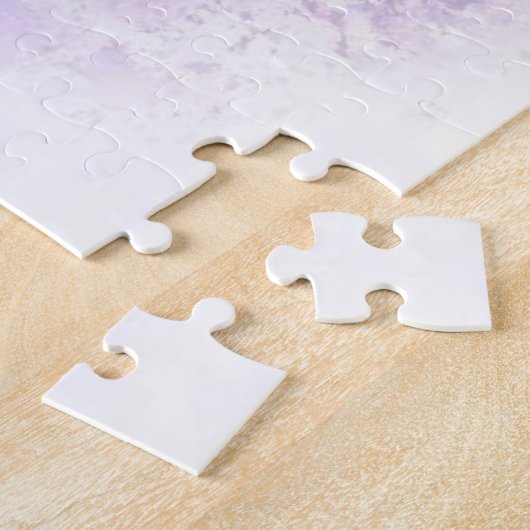 Lila Tulpen im Lila Potpuzzle Wasserfarbe Puzzle (Seite)