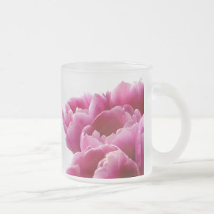 Lila Tulpen-Matte Glassetasse Mattglastasse
