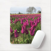 Lila Tulpen Mousepad (Mit Mouse)
