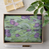 Lila Tulpen Seidenpapier (Geschenk)