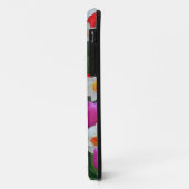 Lila Tulpen und Gartenmöbel Case-Mate iPhone Hülle (Hinten/Links)