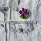 Lila Tulpenbrosche Button (Beispiel)