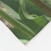 Lila Tulpendecke Fleecedecke (Ecke)