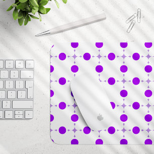 Lila Tupfen, Tupfenmuster, Punkte, Gepunktet Mousepad