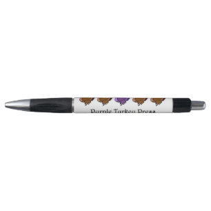 Lila Türkei-Grip-Pen Kugelschreiber