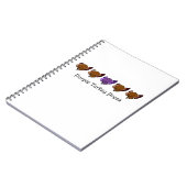 Lila Türkei-Notebook Notizblock (Linke Seite)