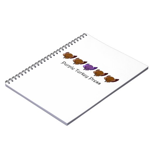 Lila Türkei-Notebook Notizblock (Linke Seite)