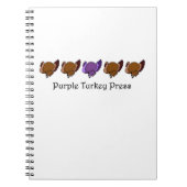 Lila Türkei-Notebook Notizblock (Vorderseite)