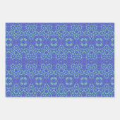 Lila Türkisbaby Geschenkpapier Set (Vorderseite)