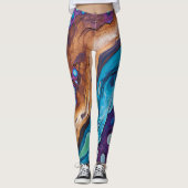 Lila Türkische Leggings (Vorderseite)