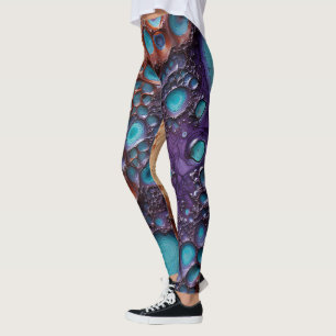Lila Türkische Leggings