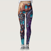 Lila Türkische Leggings (Vorderseite)