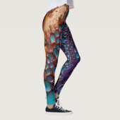 Lila Türkische Leggings (Rechts)