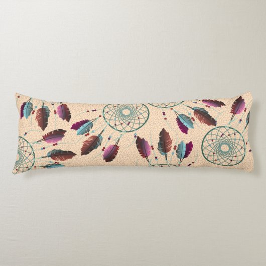 Lila türkisfarbene amerikanische Traumkataster Seitenschläferkissen (Vorderseite)