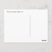 Lila Türpostkarte Postkarte (Rückseite)