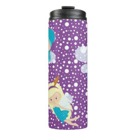 LILA- & TURQUOISE WINTERFAIRIEN THERMOSBECHER
